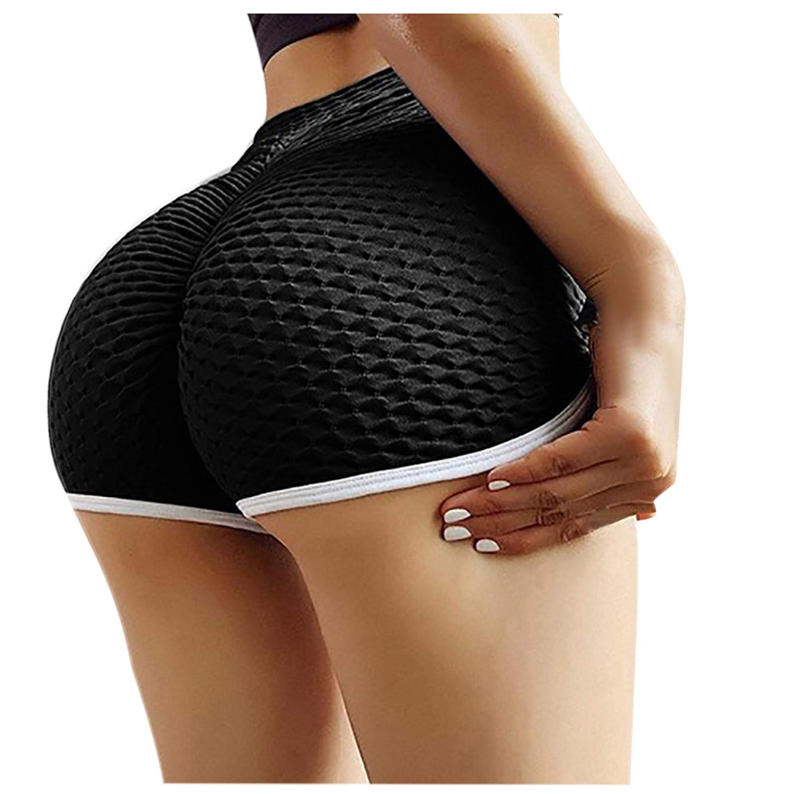 Uninevp Women's High Waisted Yoga Shorts - Butt Lifting Workout Running Gym Leggings - Perfect for Yoga, Fitness, Running & Casual Wear