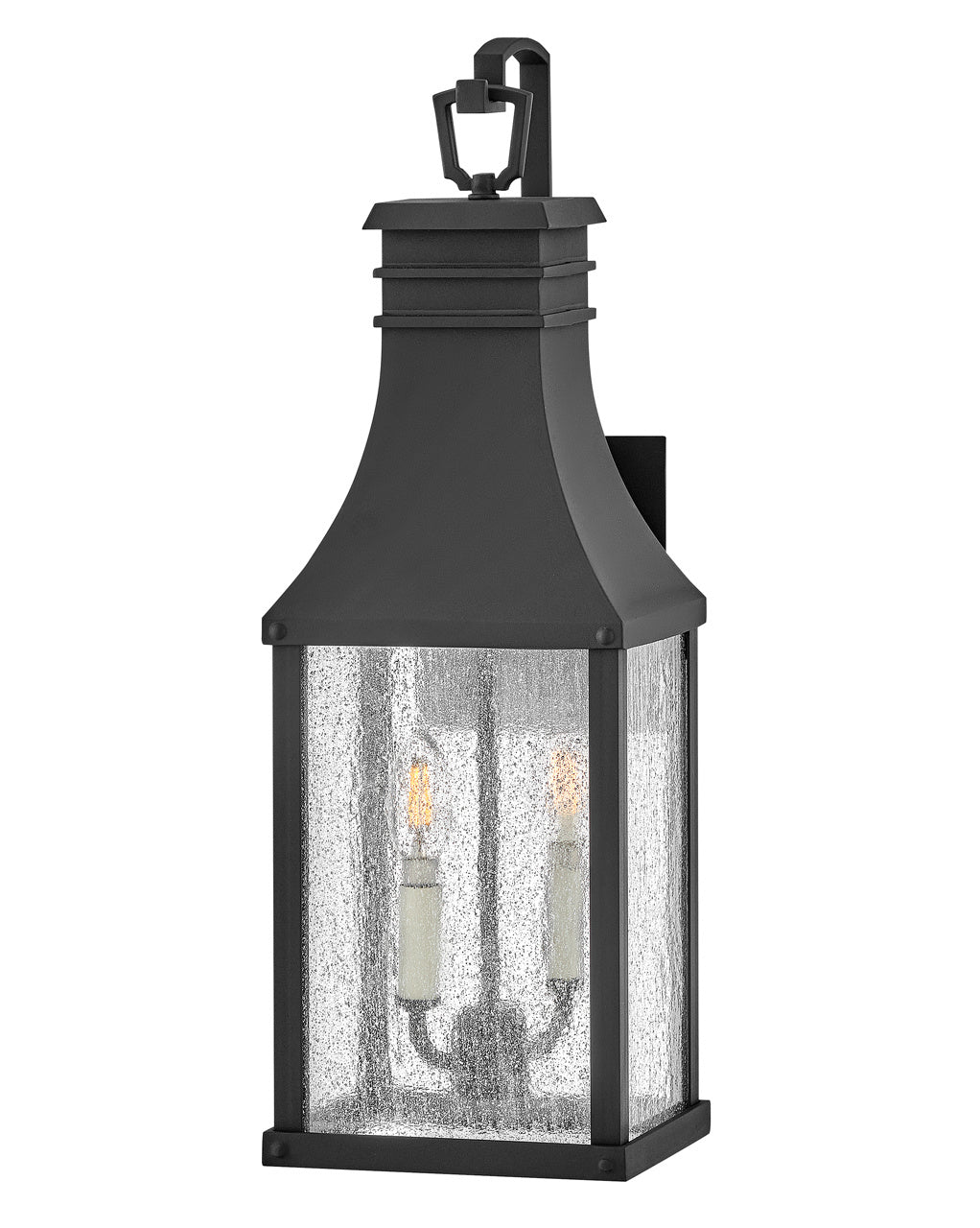 Beacon Hill LED Wall Mount Light Fixture in Museum Black - Perfect for Hallways, Living Rooms & Bedrooms