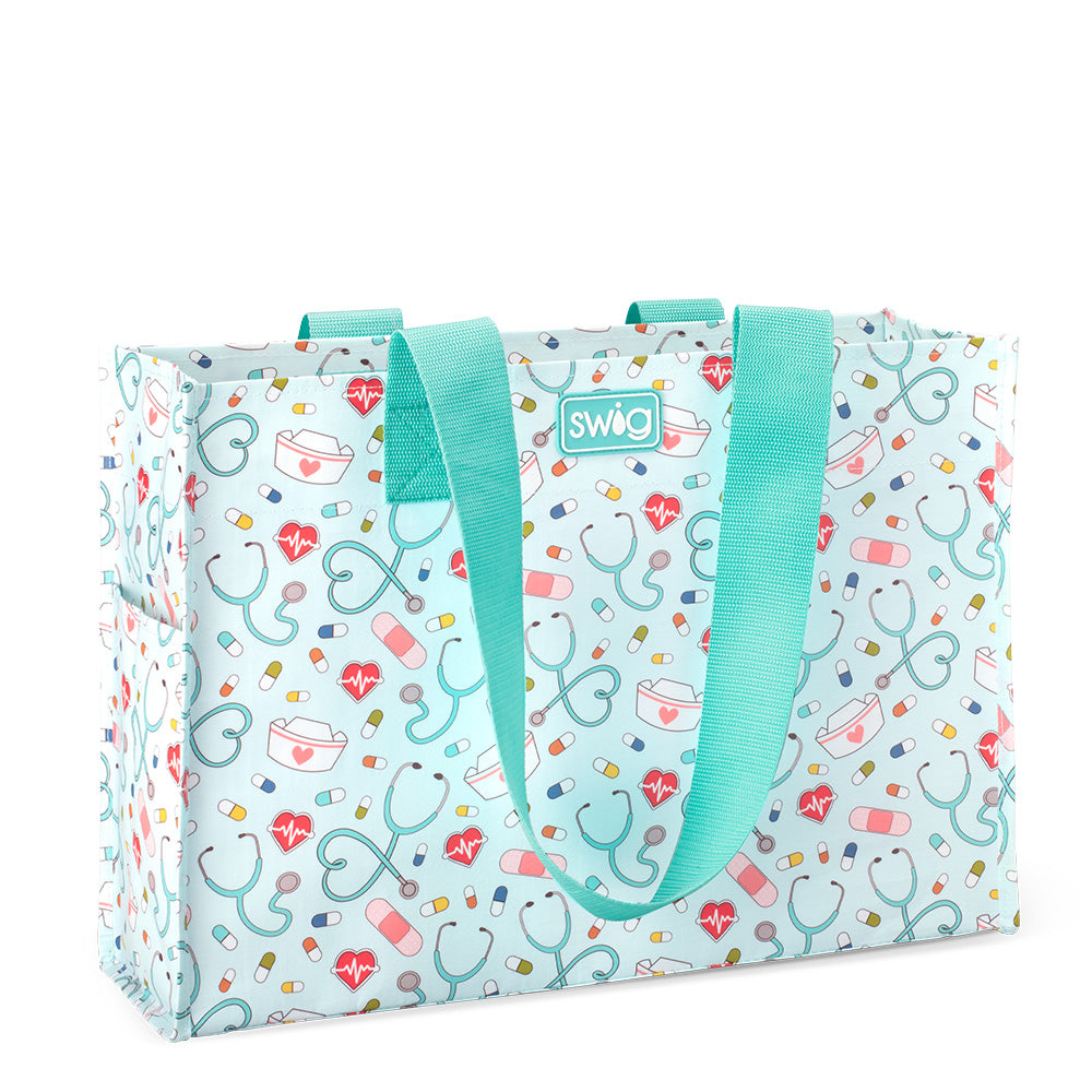 Scrub Life Reusable Large Gift Bag - Eco-Friendly Washable Present Wrapping for Birthdays, Holidays & Special Occasions