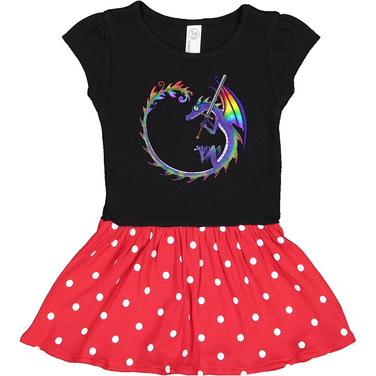Rainbow Dragon Sword Baby Dress - Cute Outfit for Infants & Toddlers