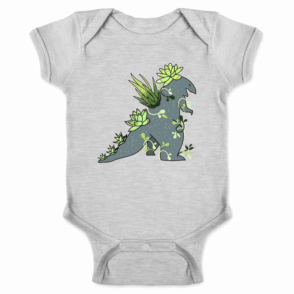 Pop Threads Plantzilla Succulent Kaiju Funny Monster Plants T-Shirt for Baby Toddler Kids - Boys & Girls Casual Wear, Birthday Gift, Family Matching Outfits