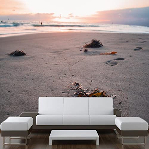 Sky Sunset 3D Wall Murals - PVC Self-Adhesive Peel and Stick Wallpaper - Waterproof Removable Wall Decor for Bedroom, Living Room, Nursery - 110