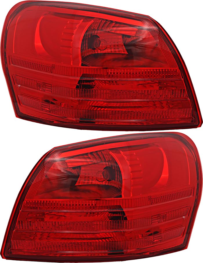 Nissan Rogue Tail Lights Lamps Set - Left & Right Pair for 2008-2015 Models | Perfect for Replacement, Night Driving Safety & Car Customization