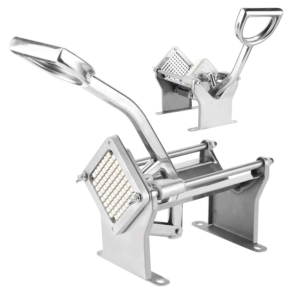 Stainless Steel Potato Cutter - Heavy Duty Horizontal Vegetable Slicer for Kitchen | Durable & Sharp for French Fries, Chips & Meal Prep