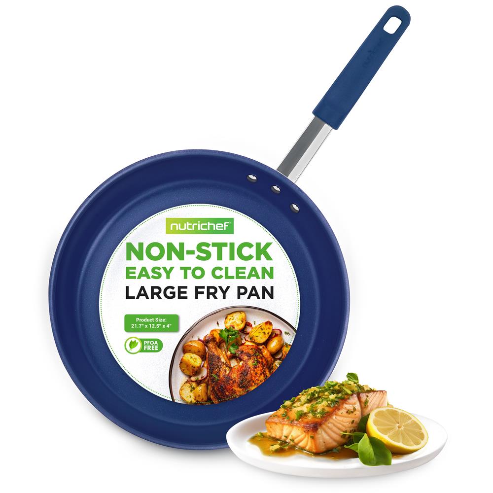 Premium Non-Stick Frying Pan - 10 Inch Skillet with Stay-Cool Handle, PFOA Free, Dishwasher Safe - Perfect for Eggs, Pancakes & Stir-Fry Cooking