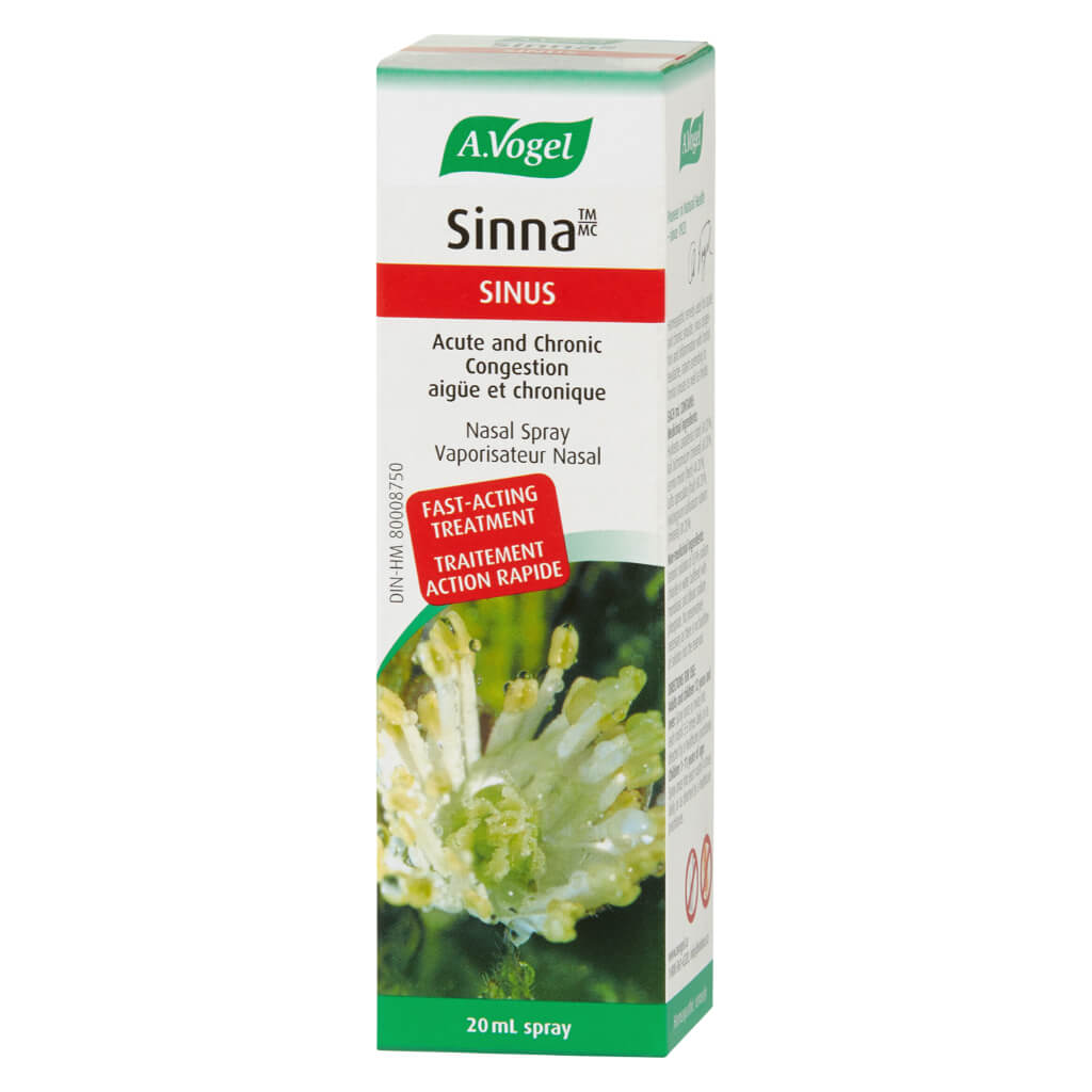Sinna Sinus Nasal Spray - Fast Relief for Congestion & Allergies | Travel, Cold & Allergy Season Essential