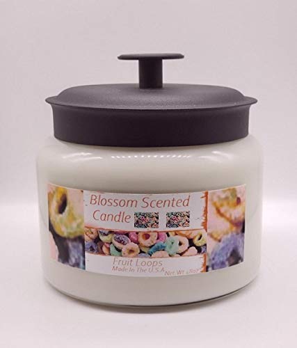Handmade Soy Wax Candle - 48oz Fruit Cereal Scented Candle for Home, Kitchen & Bathroom Aromatherapy | Natural, Long-Lasting Fragrance