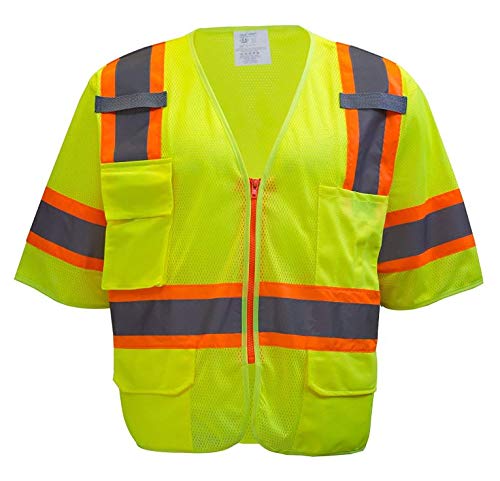 RK-Safety MV7811-12 High Visibility Reflective Safety Vest for Parents - Perfect for School Pickup, Outdoor Activities & Construction Sites