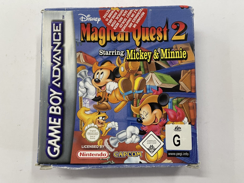 Disney's Magical Quest 2 Starring Mickey & Minnie - Complete In Box Retro Video Game | Classic Disney Platformer Adventure for Nintendo SNES | Perfect for Collectors & Family Game Nights
