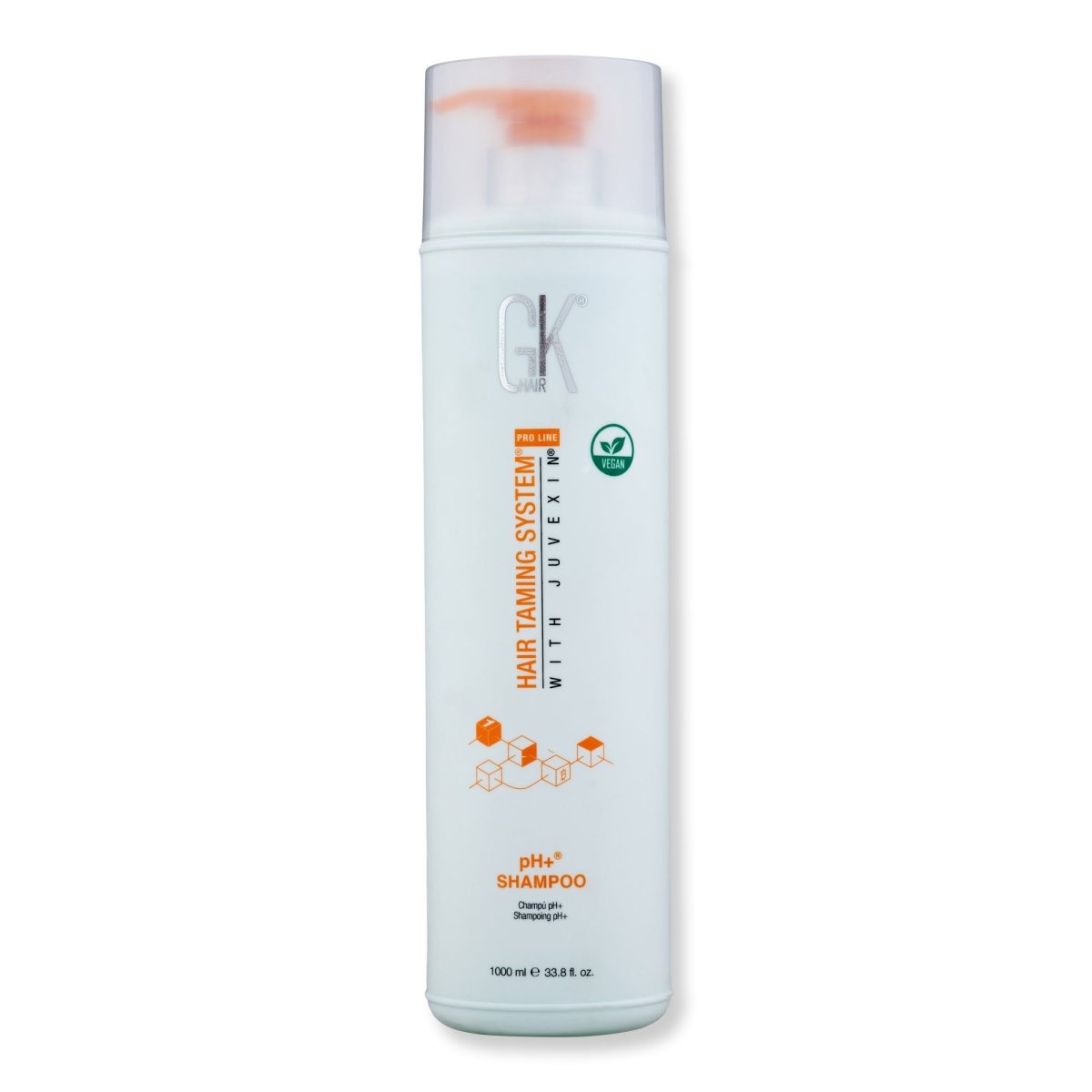 GK Hair pH+ Clarifying Shampoo - Deep Cleansing for Color-Treated & Oily Hair | Removes Buildup & Restores Balance | Perfect for Post-Swim, Pre-Styling & Weekly Detox