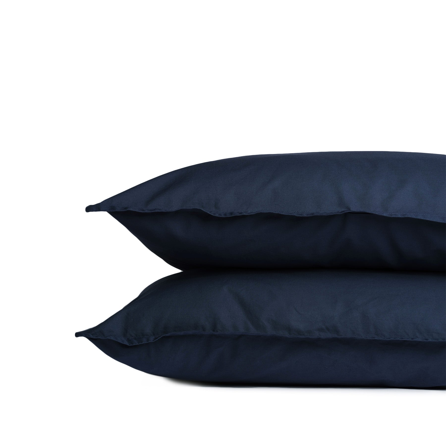 Premium 100% Cotton Percale Pillowcase Set of 2 - Distant Blue | Soft & Breathable Bedding for Side Sleepers & Hot Sleepers | Perfect for Guest Rooms & Luxury Hotels
