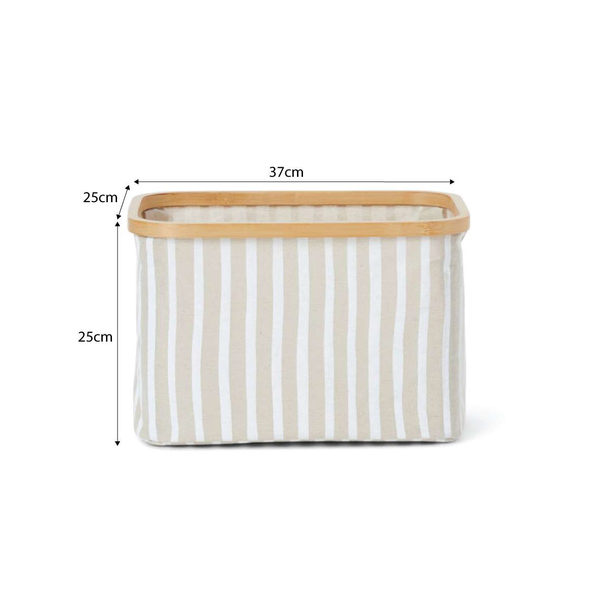 Bedford Storage Basket Medium - Woven Storage Bin for Home Organization, Bedroom, Bathroom & Laundry Room