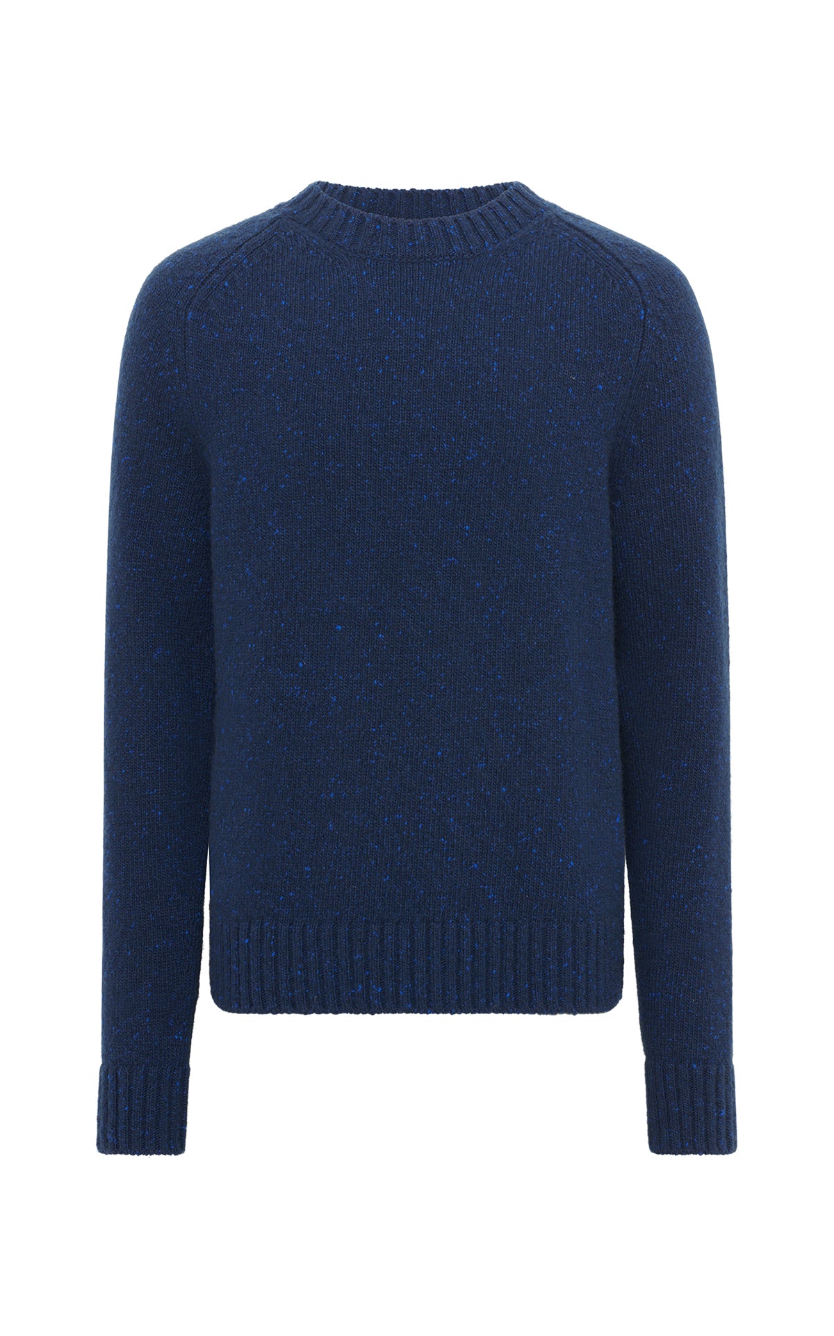 Premium Electric Navy Cashmere Knit Sweater for Men - Daniel Collection | Soft & Warm Winter Pullover for Casual & Office Wear