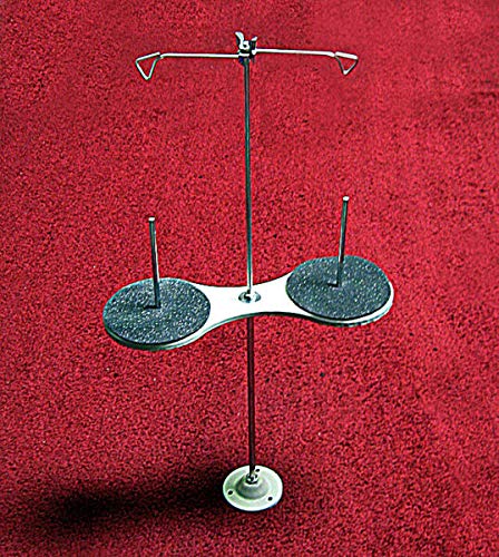 MACOSKI All Metal 2 Spool Thread Stand - Heavy Duty Sewing Machine Accessory for Industrial & Home Use - Perfect for Quilting, Upholstery & DIY Sewing Projects