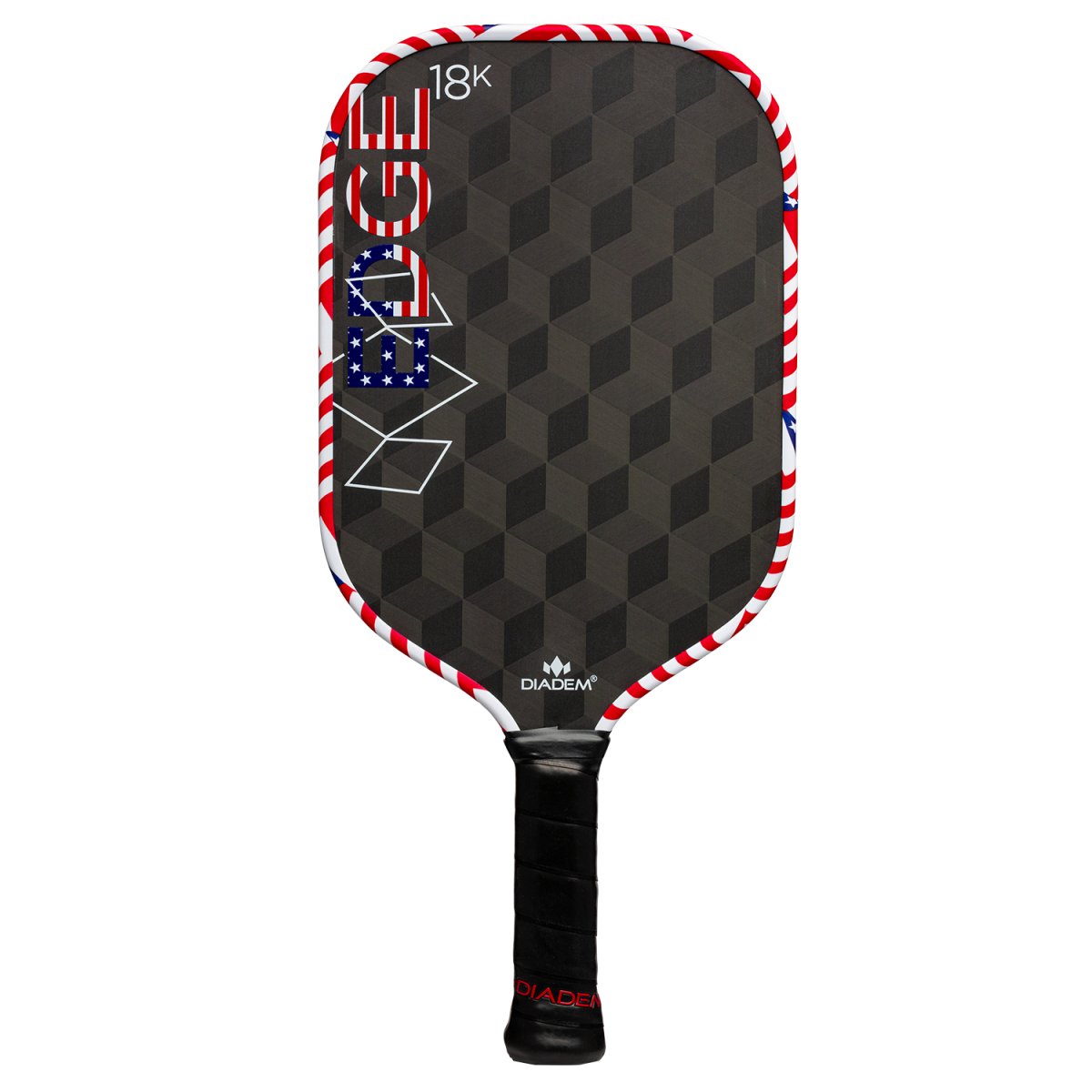 Diadem EDGE 18K Carbon Fiber Pickleball Paddle - Premium Performance Paddle for Competitive Play & Tournament Use