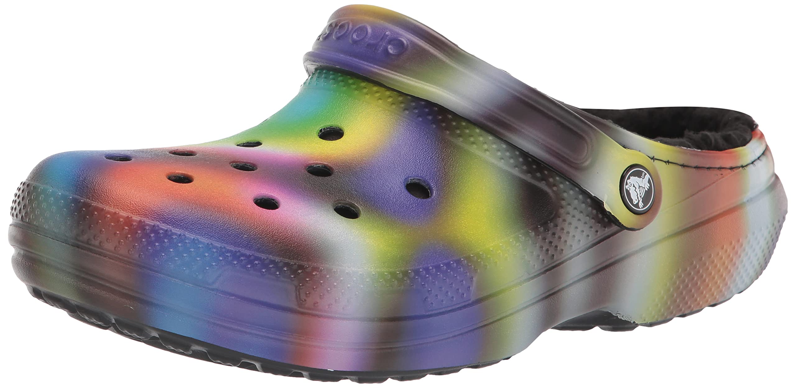 Crocs Unisex-Adult Classic Lined Tie-Dye Clog | Comfortable Slip-On Shoes for Men & Women | Perfect for Indoor, Outdoor & Garden Wear