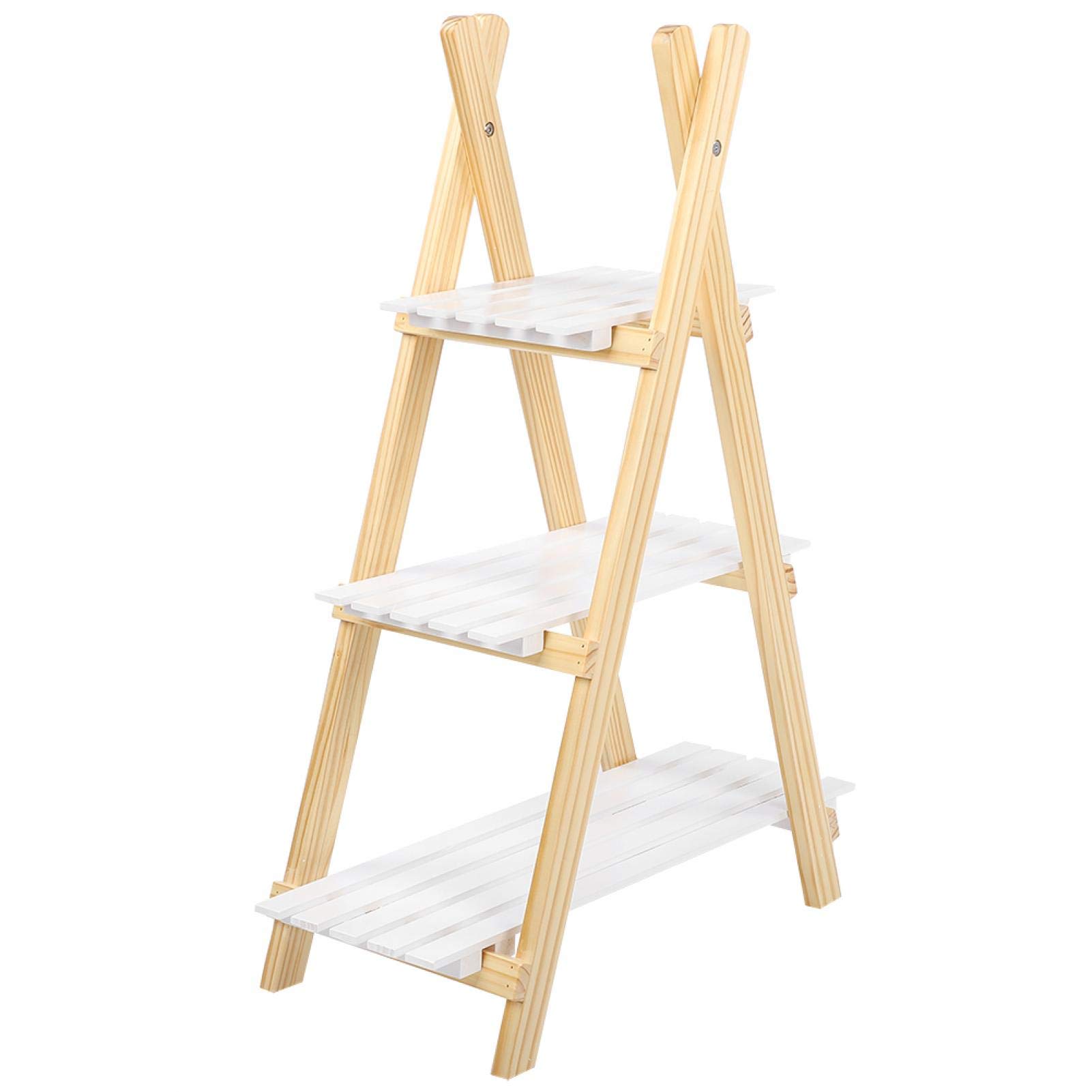 Emoshayoga 3-Tier Heavy Duty Plant Stand - Sturdy Indoor Outdoor Garden Shelf for Potted Plants, Flowers & Gardening Tools | Perfect for Patio, Balcony & Home Decor