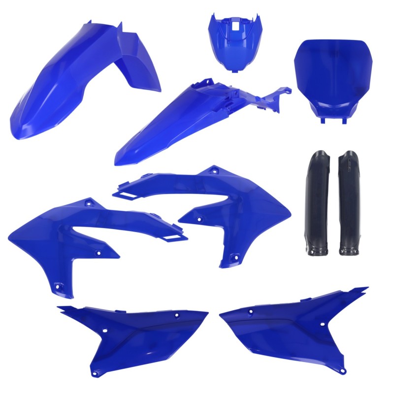 Acerbis 2024 Yamaha YZ250F YZ450F YZ450FX Full Plastic Kit with Tank Cover - OEM Replacement for 2023-2024 Models - Perfect for Motocross Racing & Off-Road Trail Riding