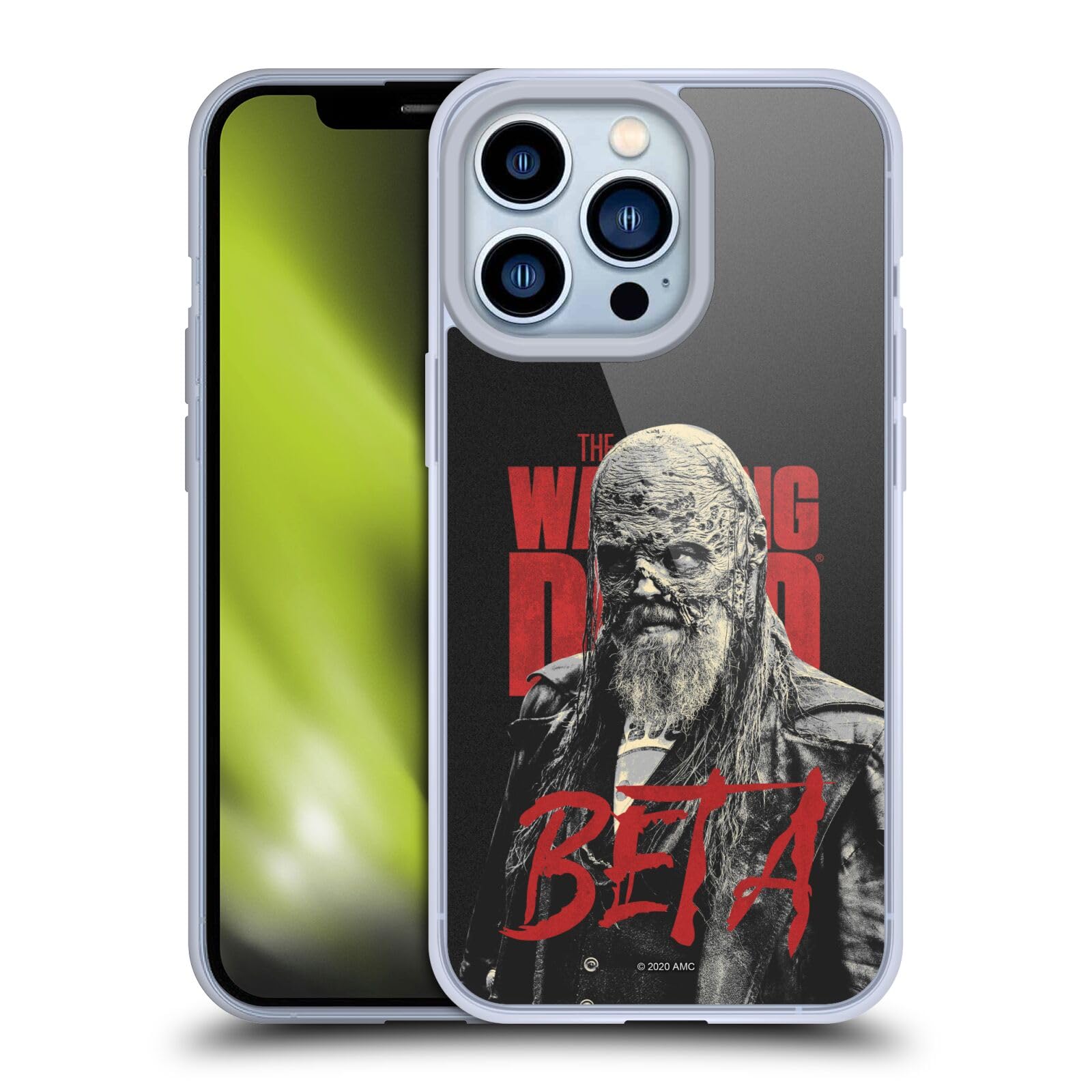 Head Case Designs AMC The Walking Dead Beta Season 10 iPhone 13 Pro Case - Officially Licensed Soft Gel Character Portraits Phone Cover for Fans & Collectors