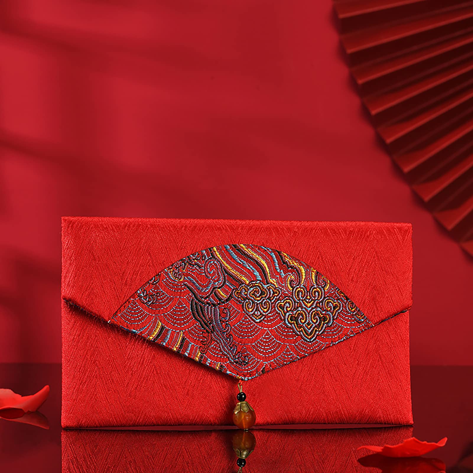 Lucky Red Money Envelopes - Chinese New Year Hongbao for Wedding, Birthday & Festive Gifts | Auspicious Design for Prosperity & Good Fortune | Perfect for Lunar Celebrations, Cash Gifts & Special Occasions