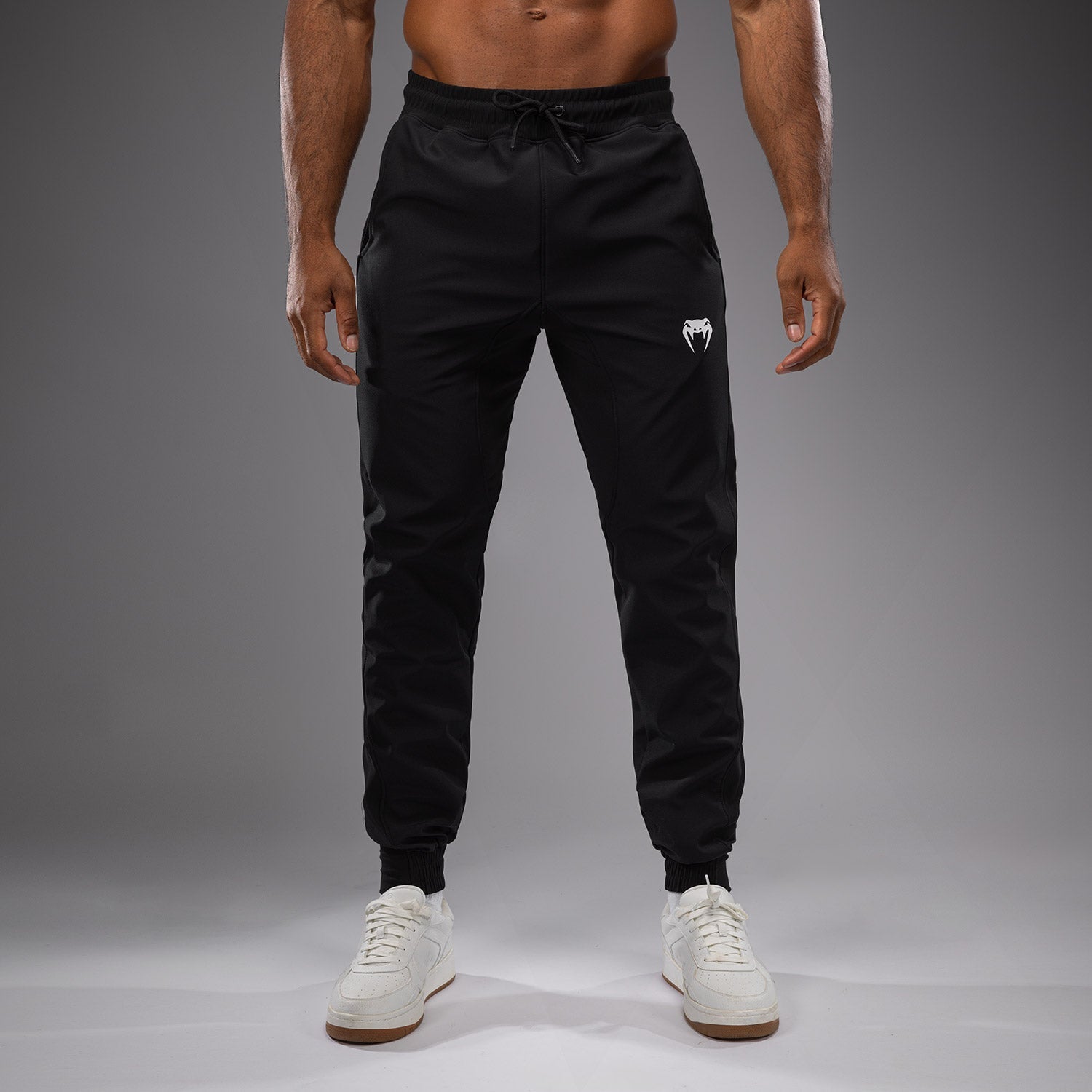 Venum Tactical XT Jogger Pants - Black/Fire Red - Lightweight Training & MMA Workout Pants for Men - Perfect for Gym, Running & Combat Sports