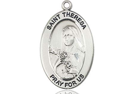 Sterling Silver Saint Medal with Stainless Steel Chain & Gift Box - Religious Jewelry for Baptism, First Communion, Confirmation & Everyday Faith Wear