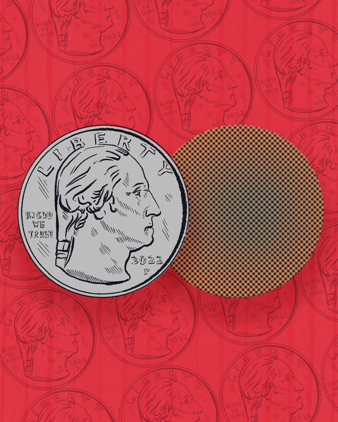 SPLIT COIN: Genuine US Quarter for Collections, Magic Tricks & DIY Crafts – Perfect for Coin Collectors, Magicians and Craft Enthusiasts