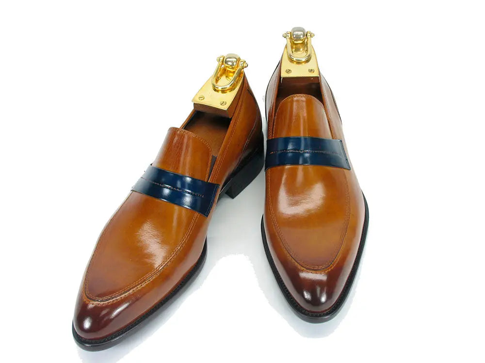 KS479 601 Contrast Penny Loafers - Classic Men's & Women's Slip-On Shoes for Business Casual & Office Wear