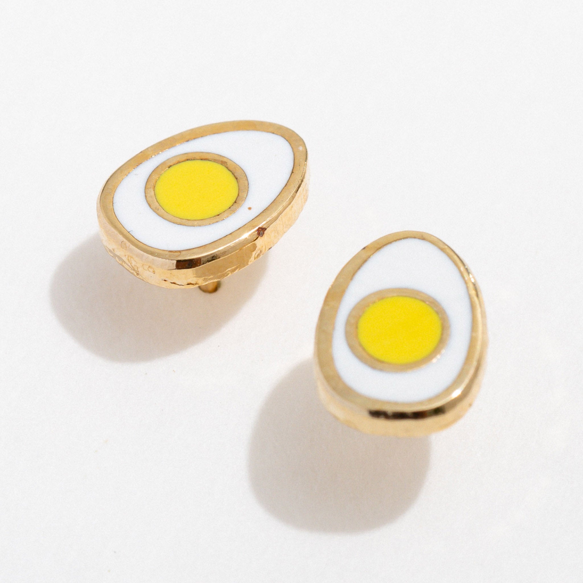Trendy Egg Stud Earrings for Women - Minimalist Gold & Silver Studs for Daily Wear | Perfect Gift for Her, Birthday, Anniversary, or Valentine's Day