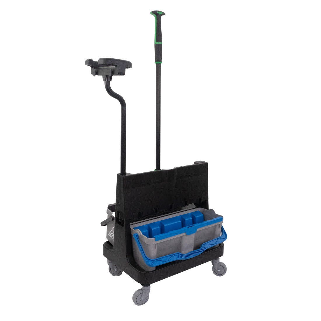 Unger OmniClean Dual Bucket Kit - Professional Window Cleaning System with Squeegee & Scrubber - Perfect for Home, Office & Commercial Use