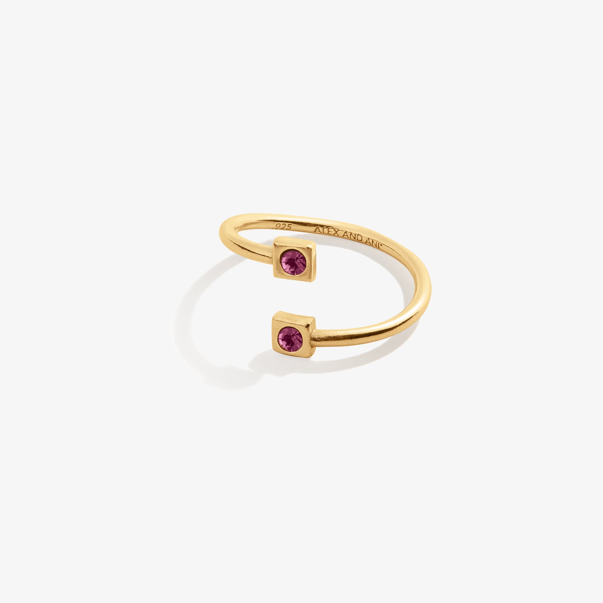 February Birthstone Amethyst Ring Wrap - Sterling Silver or Gold Plated Amethyst Jewelry for Women | Perfect Gift for Valentine's Day, Anniversary & Special Occasions