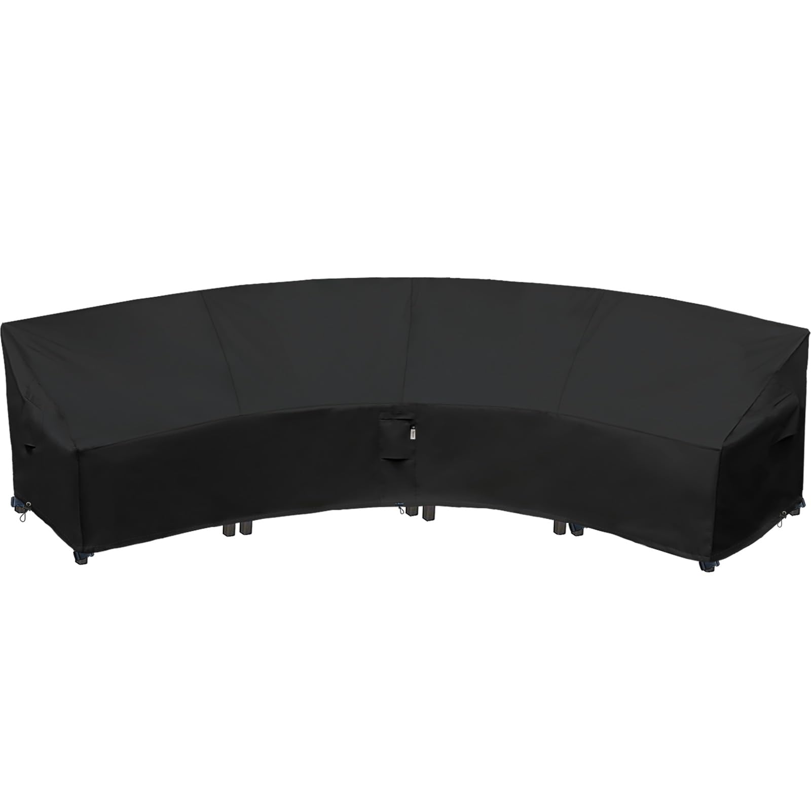 Waterproof 600D Reinforced Outdoor Sectional Sofa Cover - 190
