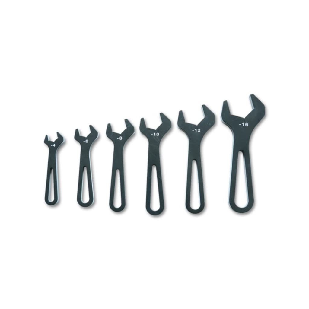 Premium 6-Piece Aluminum Wrench Set (AN-4 to AN-16) - Durable & Lightweight Tools for Aircraft, Automotive & Marine Maintenance | 20989