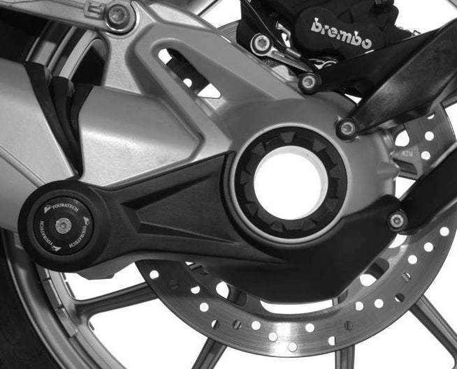 Touratech Final Drive Guard for BMW R1250GS, R1200GS, ADV & WC Models - Heavy-Duty Protection for Off-Road & Adventure Motorcycle Riding