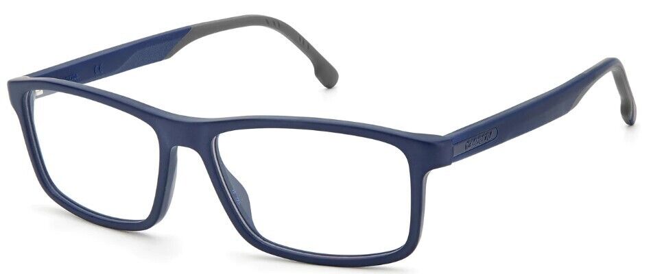 Carrera 8865 0PJP 00 Blue Rectangular Men's Eyeglasses - Lightweight Frame for Reading & Driving - Stylish Blue Glasses for Men
