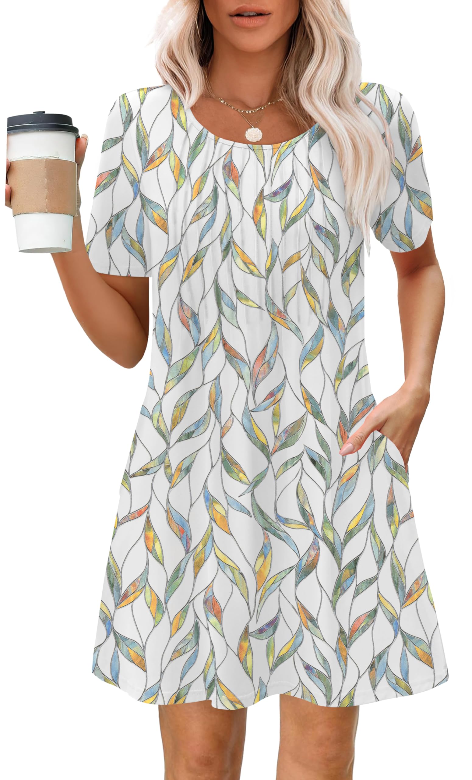 Women's Summer Casual Midi Dress - Flowy Spring & Summer Sundress in Sizes S-XXXL | Perfect for Beach, Vacation, and Everyday Wear