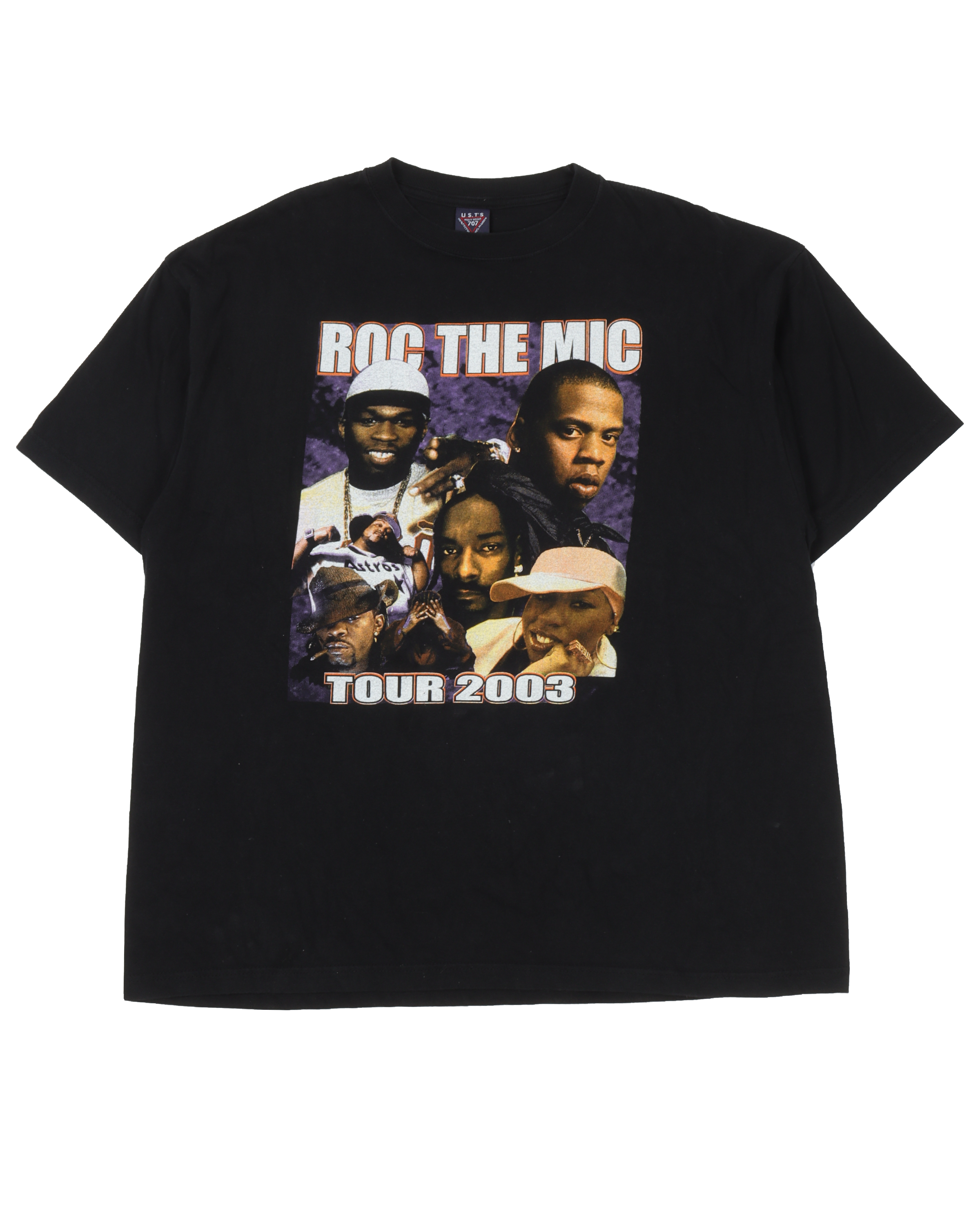 Roc The Mic Tour 2003 Vintage Concert T-Shirt - Official Merchandise for Hip Hop Fans & Music Lovers - Perfect for Concerts, Parties & Retro Fashion