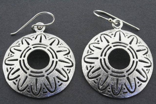 Convex Oasis Earrings - Sterling Silver Dangle Earrings for Women - Perfect for Parties, Weddings & Everyday Wear