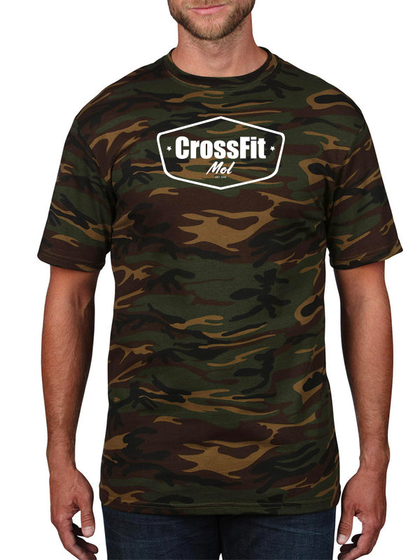 CrossFit Camo T-Shirt for Men & Women - Moisture Wicking Workout Shirt for Gym, Running & Training | Perfect for CrossFit, HIIT & Outdoor Fitness
