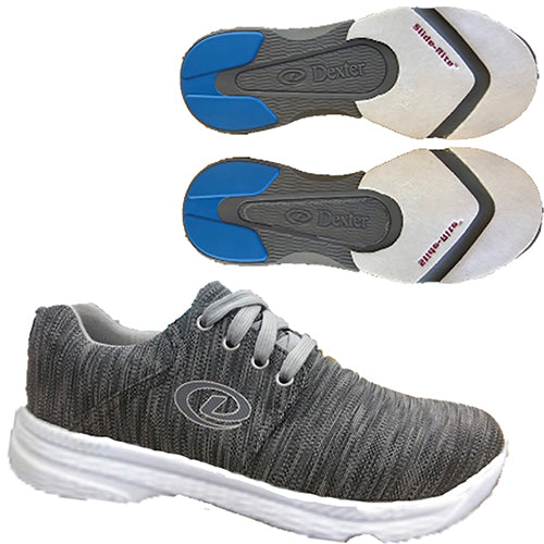 Dexter Winner Grey/White Running Shoes - Lightweight & Breathable for Men & Women - Perfect for Jogging, Gym Workouts & Outdoor Activities
