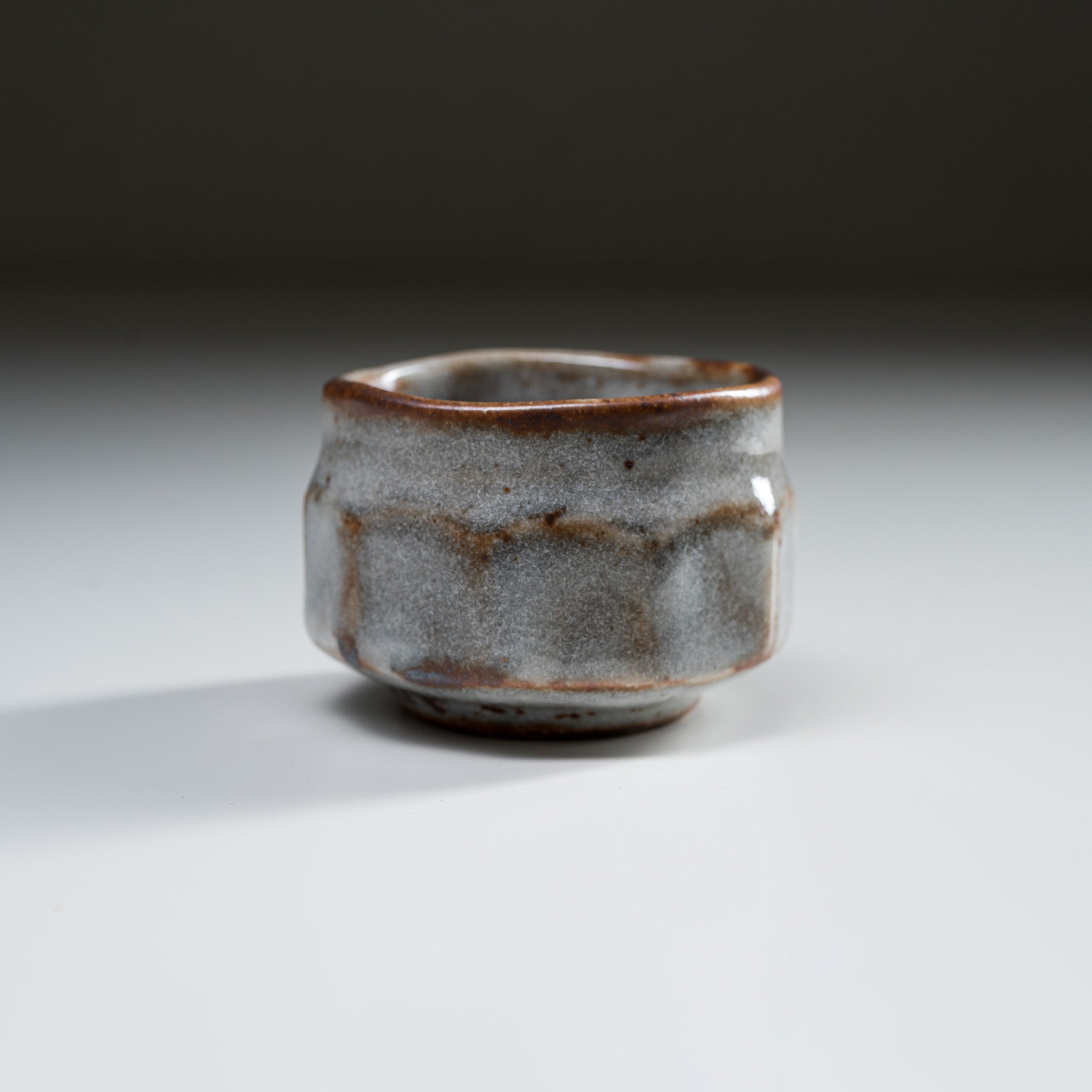 Handcrafted Mino Ware Pottery Sake Cup & Teacup - Traditional Shinogami Design - Japanese Ceramic Drinking Vessel for Sake, Tea or Coffee - Perfect for Home Dining, Gift Giving & Japanese Cultural Experience