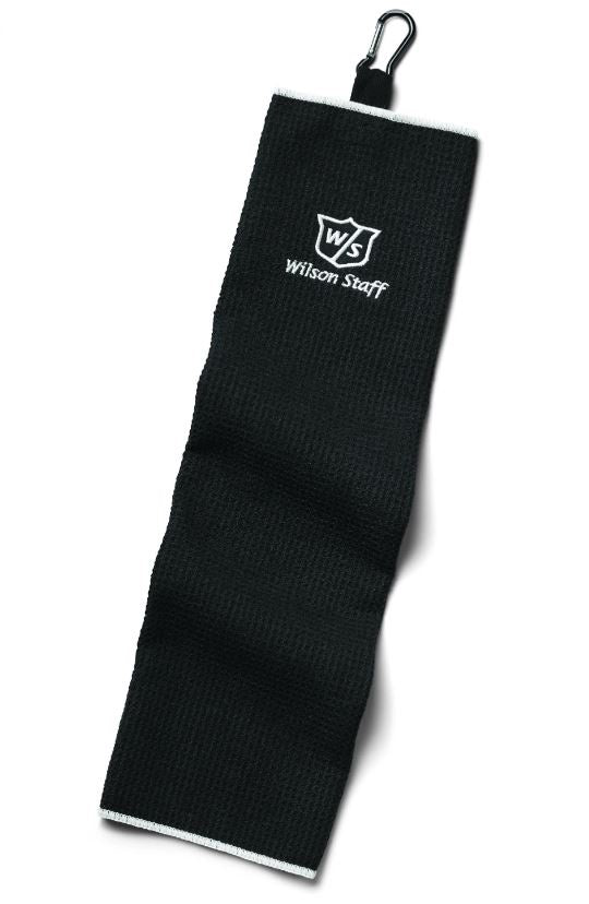 Wilson Tri-Fold Golf Towel - Premium Microfiber for Golf Clubs & Equipment - Perfect for Golf Course, Driving Range & Practice Sessions