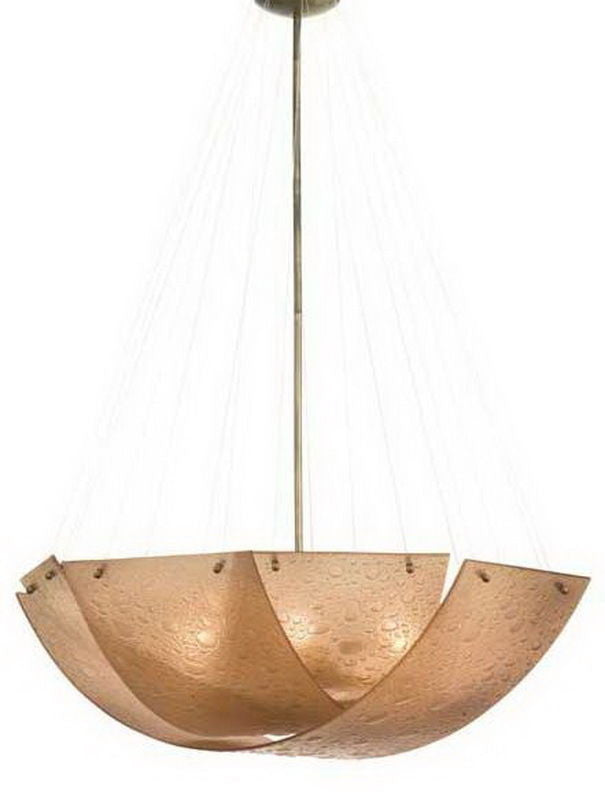 Kalco Lighting 5099 CB Cirrus Collection 5-Light Pendant Chandelier in Chemical Bronze Finish - Modern Dining Room Lighting Fixture for Kitchen Island, Foyer & Entryway