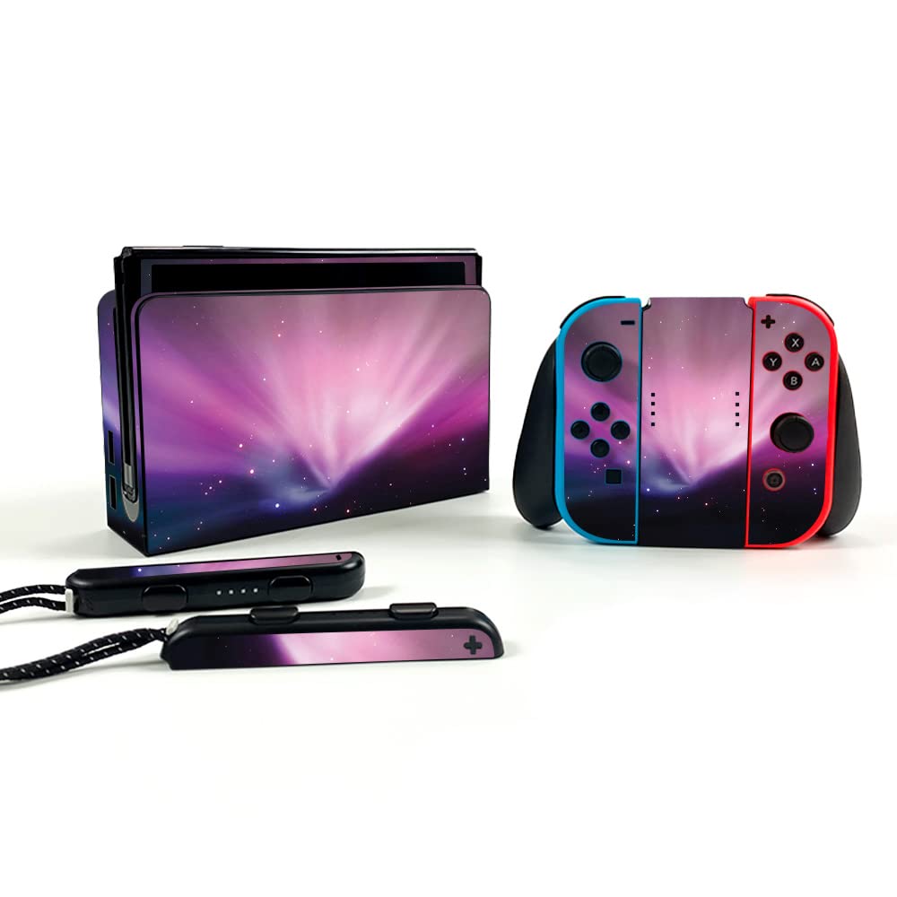 MightySkins Vinyl Decal Wrap Cover for Nintendo Switch OLED - Spaced Out Design | Protective & Durable Skin | Easy to Apply & Remove | Made in USA | Perfect for Gaming, Travel & Personalization