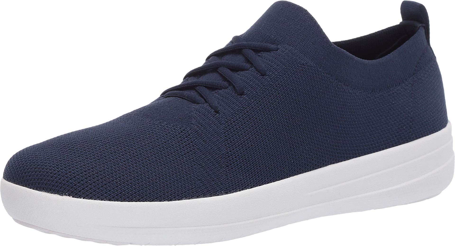 FitFlop Women's F-Sporty Uberknit Sneakers - Comfortable Low-Top Walking Shoes for Women, Size 8.5 US - Perfect for Gym, Running & Casual Wear