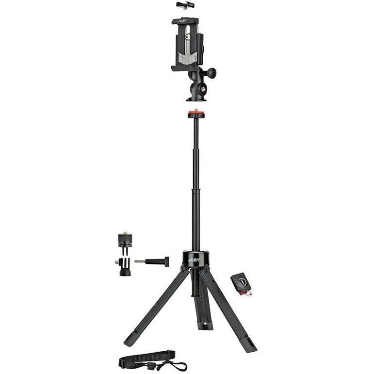 Joby Griptight Pro 2 Telepod - Professional Smartphone Tripod Stand with Adjustable Grip for Vlogging, Photography & Video Calls - Perfect for Travel, YouTube & Social Media Content Creation