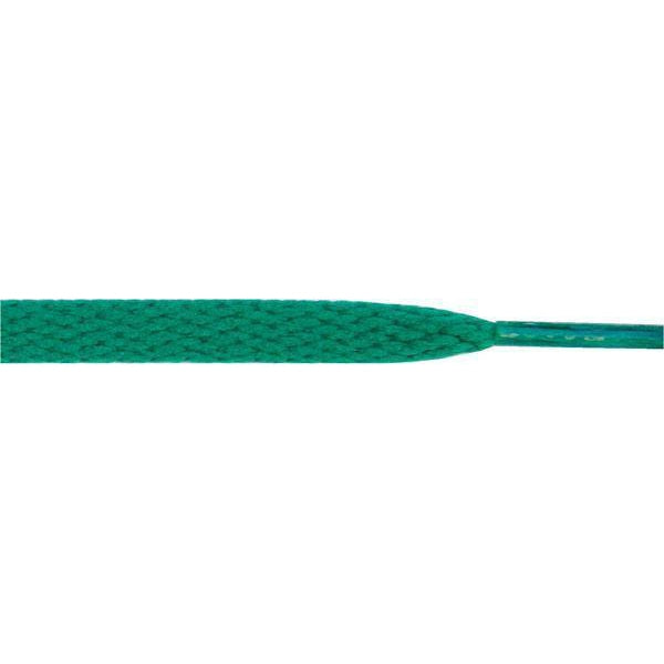 12-Pair Pack of Green Athletic Flat 5/16 Shoelaces - Durable Gym & Running Shoe Laces for Sneakers, Casual Shoes & Workout Gear