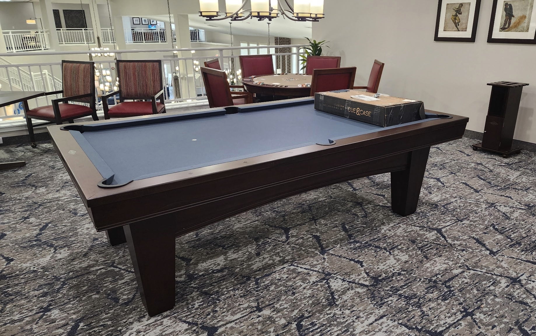 Brunswick Winfield 8-Foot Pool Table for Home Game Room - Professional Billiards Table for Indoor Entertainment & Family Fun
