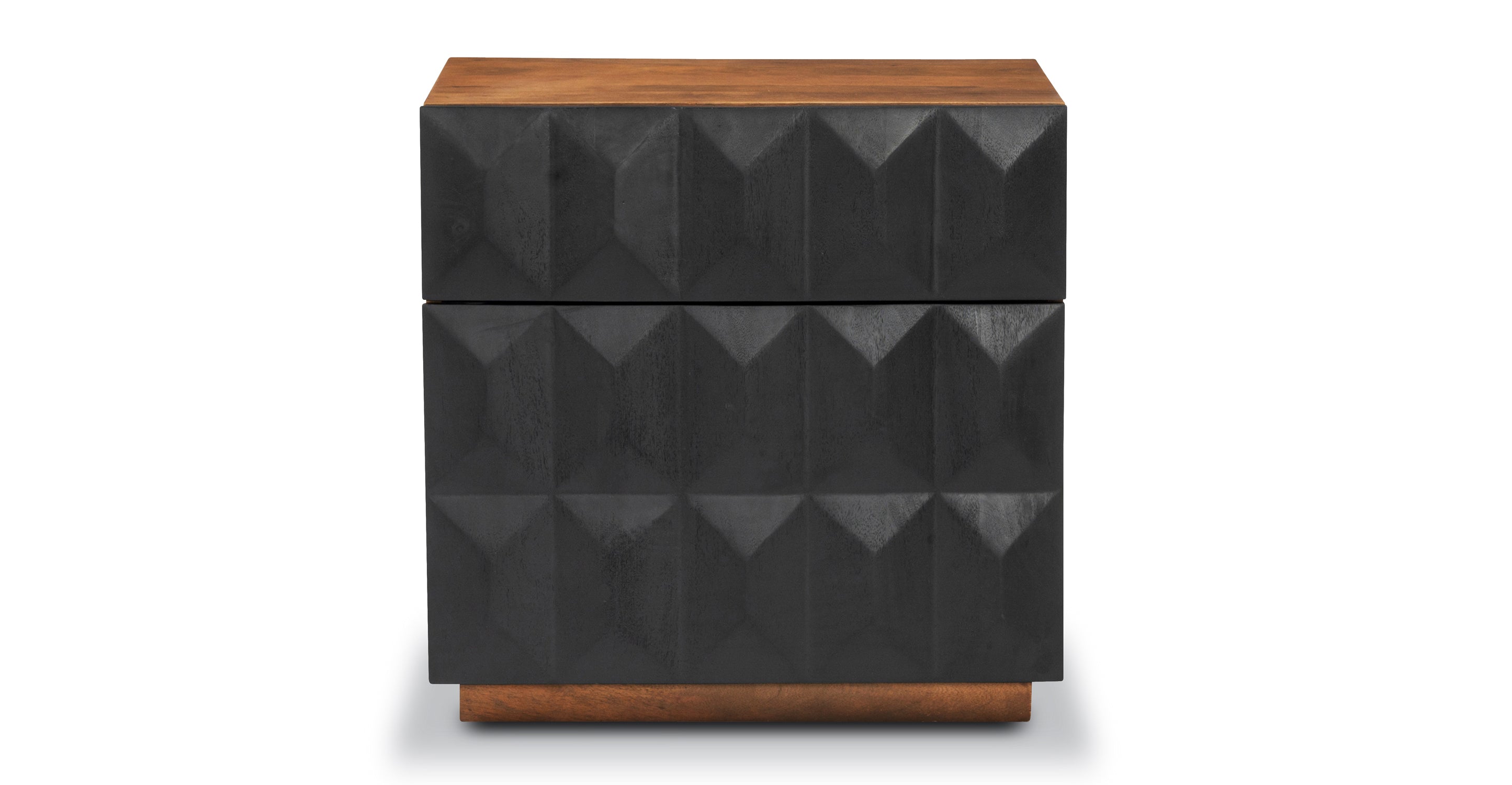 Modern Nightstand with USB Ports - Bedside Table with Storage Drawer for Bedroom, Living Room, or Office - Perfect for Charging Devices and Organizing Essentials