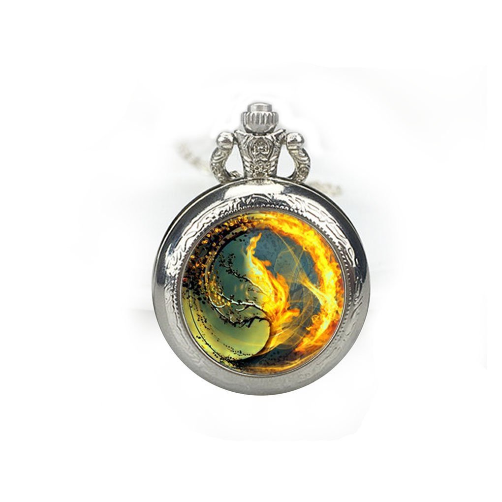 Tree of Life Watch Necklace - Elegant Wiccan Pendant Watch for Women - Spiritual Jewelry Gift for Nature Lovers - Perfect for Meditation, Yoga & Boho Fashion